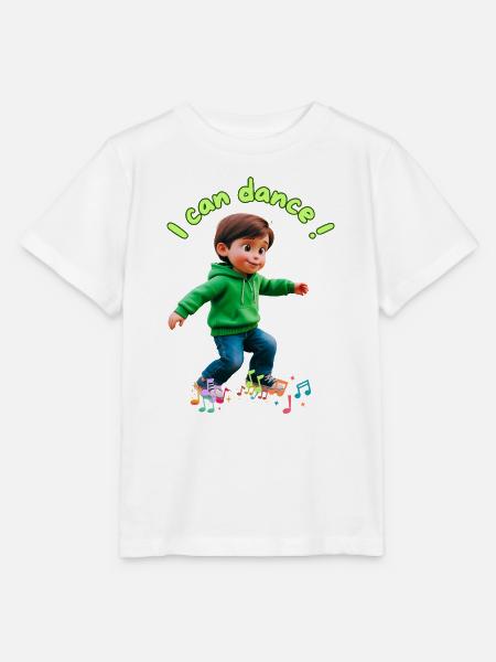 Kleiner Junge und Musiknoten - Stanley/Stella Kinder T-Shirt MINI CREATOR - Weiß