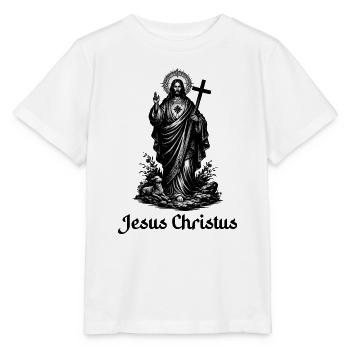  Jesus Christus - Stanley/Stella Kinder T-Shirt MINI CREATOR  - Weiß - Vorne - Maike (125cm)
