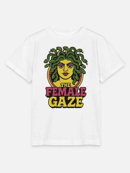 Medusa, der weibliche Blick - Stanley/Stella Kinder T-Shirt MINI CREATOR - Weiß