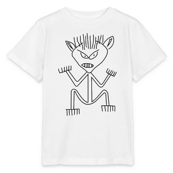 Schlechter Tag - Stanley/Stella Kinder T-Shirt MINI CREATOR  - Weiß - Vorne - Maike (125cm)