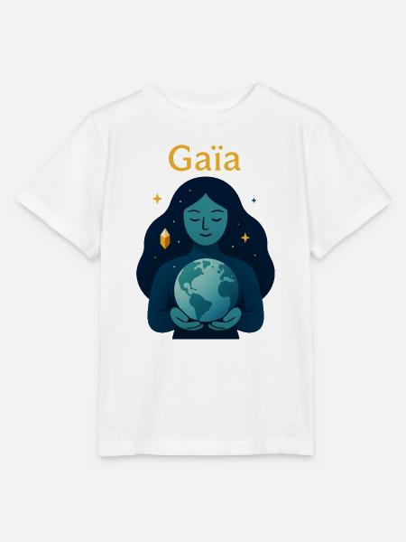 Ewige Kosmische Gaia - Stanley/Stella Kinder T-Shirt MINI CREATOR - Weiß