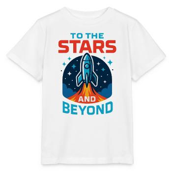 To the stars and beyond - Stanley/Stella MINI CREATOR Kids’ T-Shirt - white - Front - Maike (125cm)