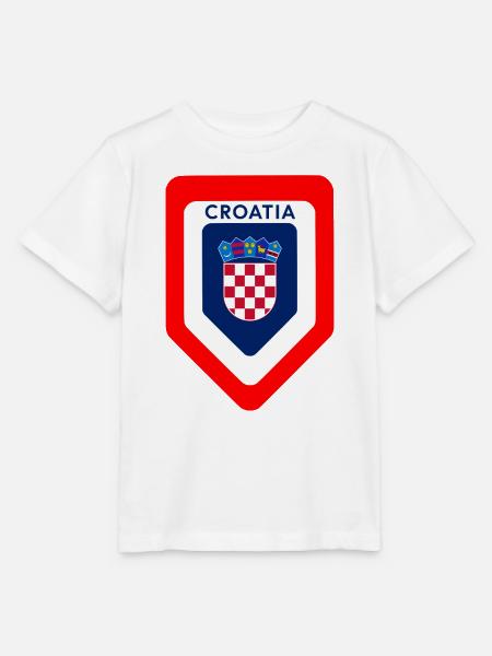 Kroatisches Wappen Emblem - Stanley/Stella Kinder T-Shirt MINI CREATOR - Weiß