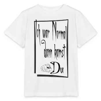 Index Finger in Noir Style - I Was Normal - Stanley/Stella MINI CREATOR Kids’ T-Shirt - white - Front - Maike (125cm)