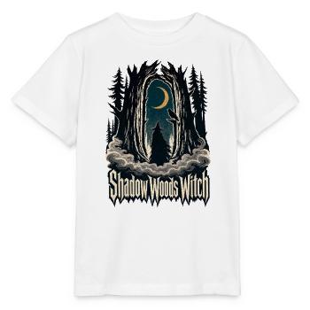 Sorcière des Bois Sombres, Forêt des Sorcières des Bois de l’Ombre - T-shirt bio MINI CREATOR Stanley/Stella Enfant - blanc - Devant - Maike (125cm)