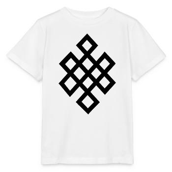 Tibet Symbole Chance - T-shirt bio MINI CREATOR Stanley/Stella Enfant - blanc - Devant - Maike (125cm)