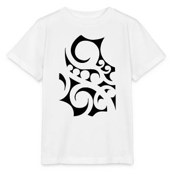 Maori Tribal 04 - Stanley/Stella Kinder T-Shirt MINI CREATOR  - Weiß - Vorne - Maike (125cm)