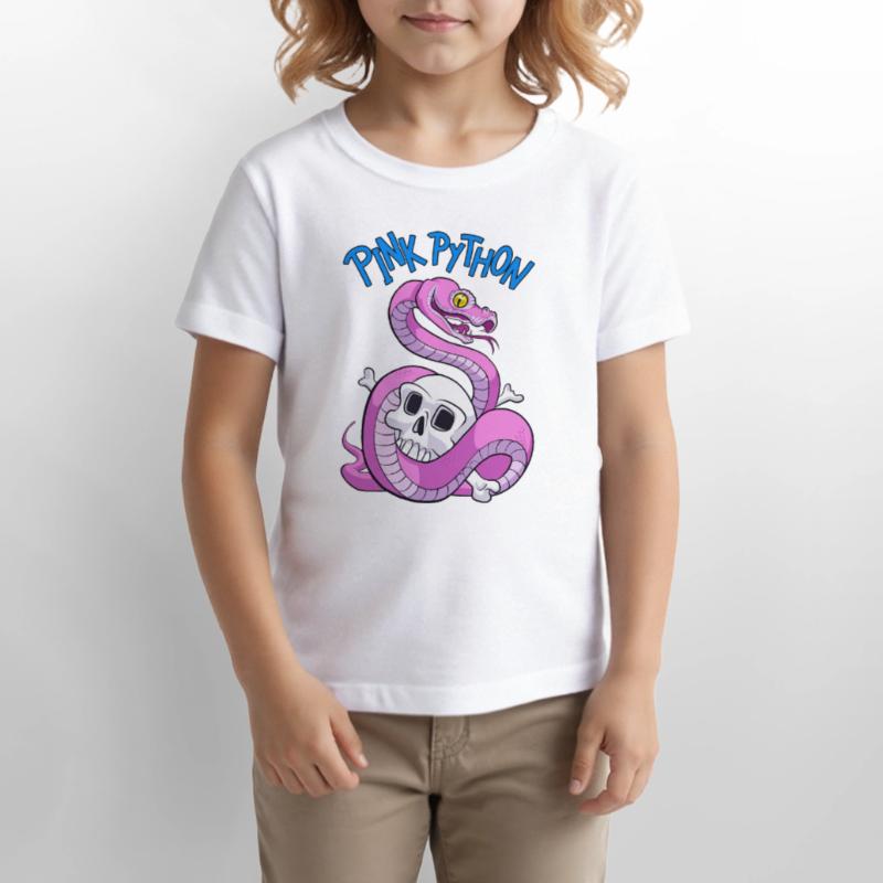 Pink Python (Blue) T-shirt bio MINI CREATOR Stanley/Stella Enfant