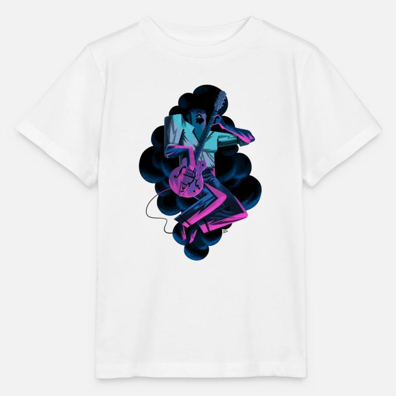 blues donner - Stanley/Stella Kinder T-Shirt MINI CREATOR - Weiß
