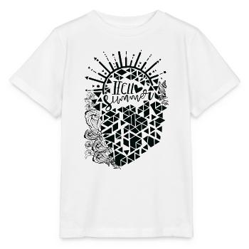 Hello Summer - Stanley/Stella MINI CREATOR Kids’ T-Shirt - white - Front - Maike (125cm)