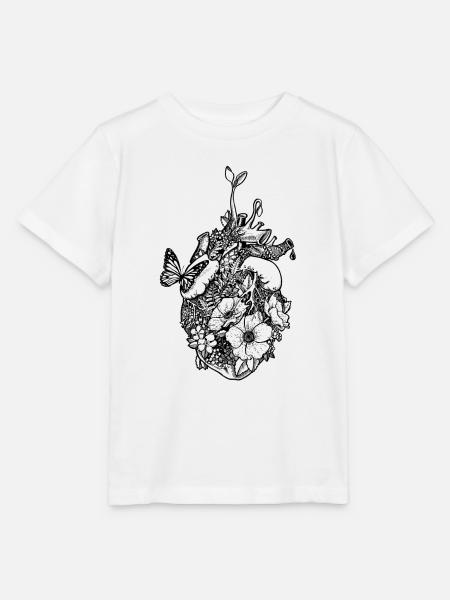 Ans Herz gewachsen - Stanley/Stella Kinder T-Shirt MINI CREATOR  - Weiß