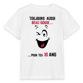 30 years still handsome for age ks - Stanley/Stella MINI CREATOR Kids’ T-Shirt - white - Front - Maike (125cm)