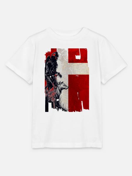 Wikinger Wolf Dänemark - Stanley/Stella Kinder T-Shirt MINI CREATOR - Weiß