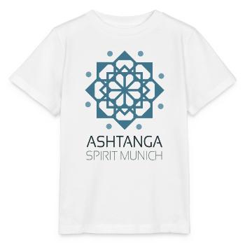 Ashtanga Spirit Munich - T-shirt bio MINI CREATOR Stanley/Stella Enfant - blanc - Devant - Maike (125cm)