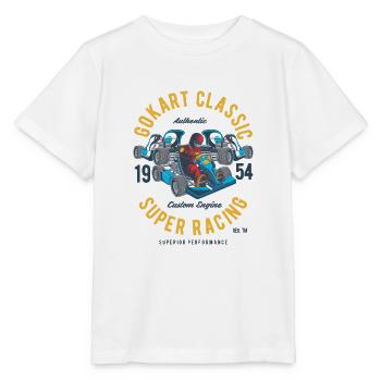 Gokart Classic - Stanley/Stella MINI CREATOR Kids’ T-Shirt - white - Front - Maike (125cm)