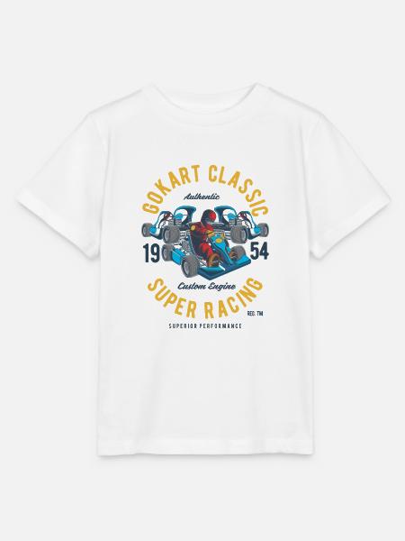 Gokart Classic - Stanley/Stella Kinder T-Shirt MINI CREATOR  - Weiß