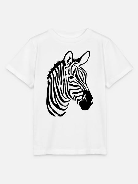 Zebra - Stanley/Stella Kinder T-Shirt MINI CREATOR - Weiß