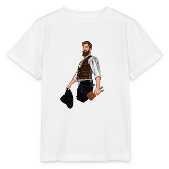Charpentier des profondeurs de la Forêt-Noire - T-shirt bio MINI CREATOR Stanley/Stella Enfant - blanc - Devant - Maike (125cm)