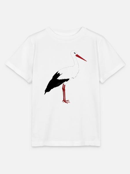 Stands de cigogne - T-shirt bio MINI CREATOR Stanley/Stella Enfant - blanc