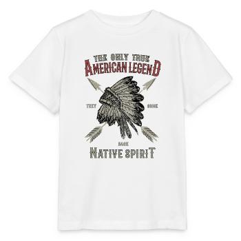 Indianer, Native American, Native Spirit, Legend - Stanley/Stella MINI CREATOR Kids’ T-Shirt - white - Front - Maike (125cm)