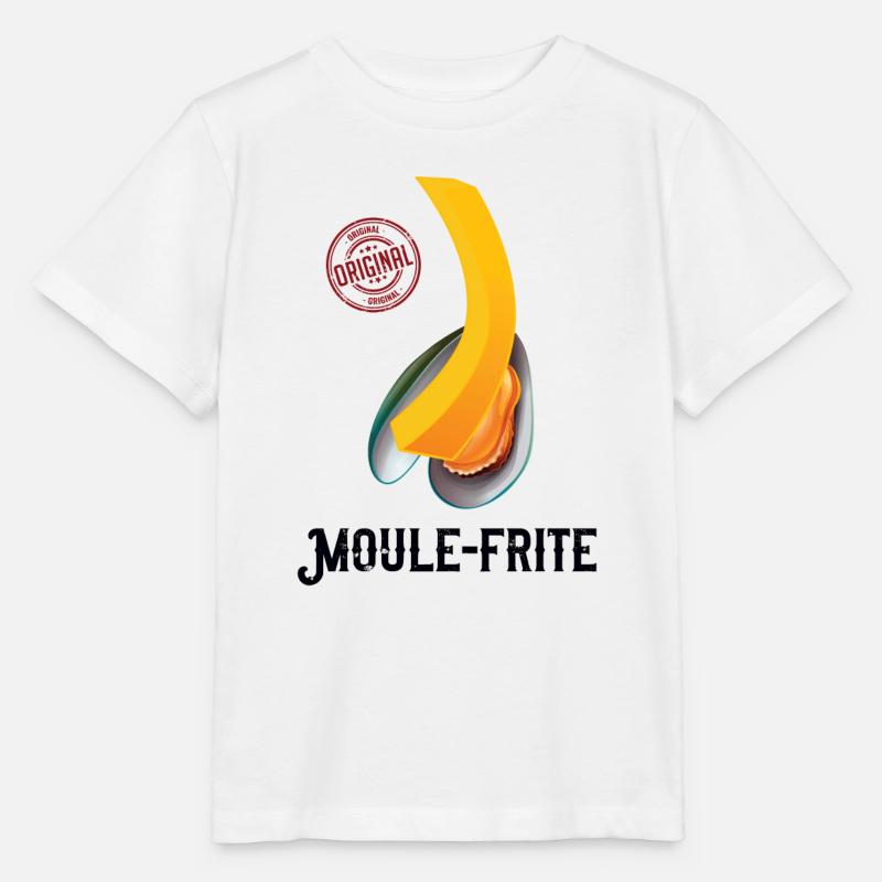 moulefrite - T-shirt bio MINI CREATOR Stanley/Stella Enfant - blanc