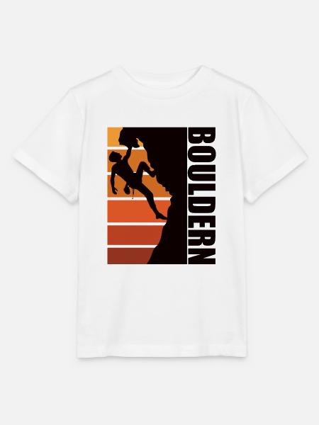 Bouldern - Boulderer - Stanley/Stella Kinder T-Shirt MINI CREATOR  - Weiß