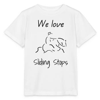 We love Sliding Stops - Stanley/Stella Kinder T-Shirt MINI CREATOR  - Weiß - Vorne - Maike (125cm)