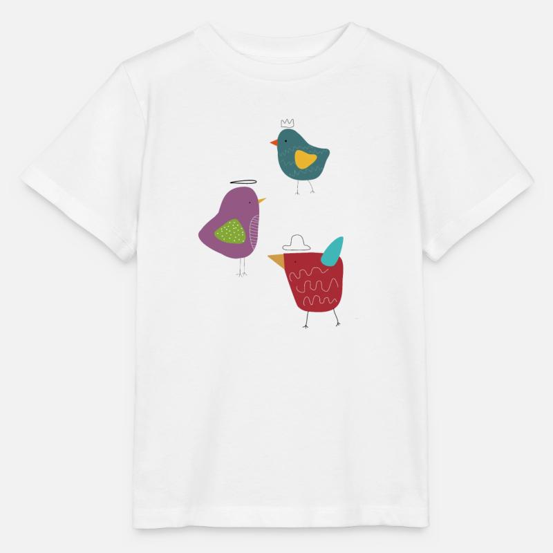 der frühe Vogel fängt den Wurm - Stanley/Stella Kinder T-Shirt MINI CREATOR  - Weiß