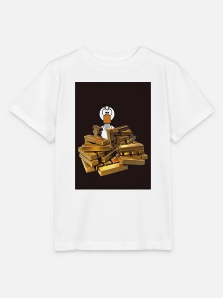 Goldrausch Ente - Stanley/Stella Kinder T-Shirt MINI CREATOR - Weiß