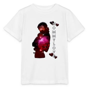 Mother Child Illustration Love Silhouette - Stanley/Stella MINI CREATOR Kids’ T-Shirt - white - Front - Maike (125cm)