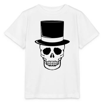 Cylindre de crâne - T-shirt bio MINI CREATOR Stanley/Stella Enfant - blanc - Devant - Maike (125cm)