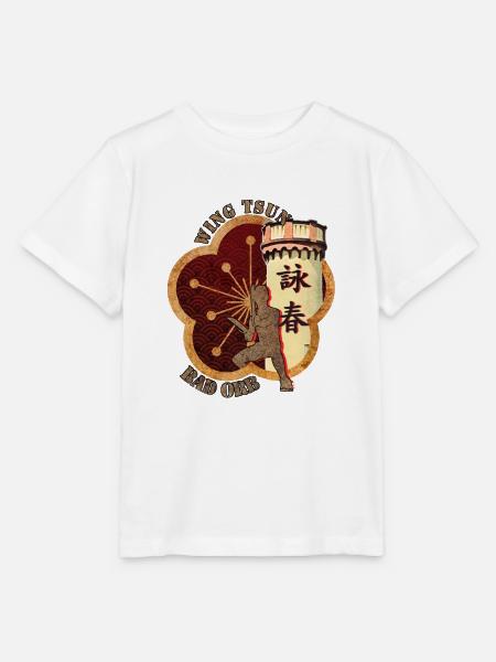 WingTsun WT-Schule Bad Orb - Design 4 - Stanley/Stella Kinder T-Shirt MINI CREATOR - Weiß