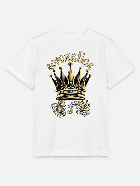 KRÖNUNG DES KÖNIGS - Stanley/Stella Kinder T-Shirt MINI CREATOR - Weiß