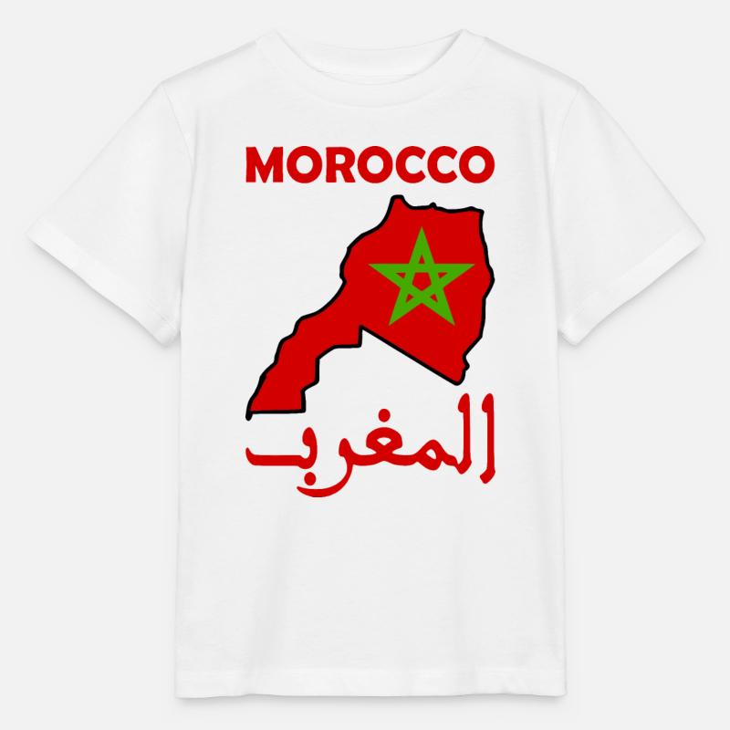 Maroc - T-shirt bio MINI CREATOR Stanley/Stella Enfant - blanc
