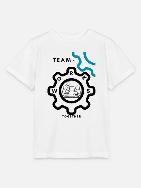 Team Work - Stanley/Stella Kinder T-Shirt MINI CREATOR - Weiß