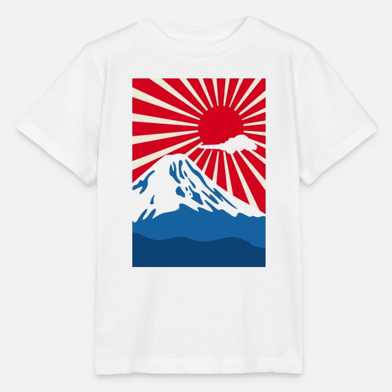 Mont Fuji - T-shirt bio MINI CREATOR Stanley/Stella Enfant - blanc
