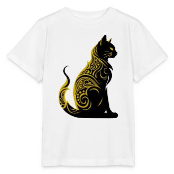 cat - Stanley/Stella Kinder T-Shirt MINI CREATOR  - Weiß - Vorne - Maike (125cm)