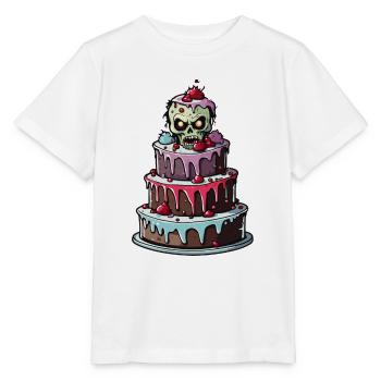 Birthday Cake / Cake / Happy Birthday / Cake - Stanley/Stella MINI CREATOR Kids’ T-Shirt - white - Front - Maike (125cm)