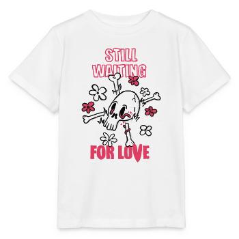 Still waiting for love - Stanley/Stella MINI CREATOR Kids’ T-Shirt - white - Front - Maike (125cm)