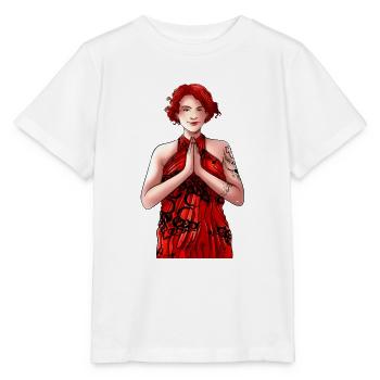 Namasté - Stanley/Stella Kinder T-Shirt MINI CREATOR  - Weiß - Vorne - Maike (125cm)