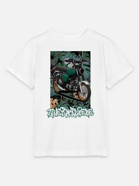 S51 (grün) // Illustration - Stanley/Stella Kinder T-Shirt MINI CREATOR  - Weiß