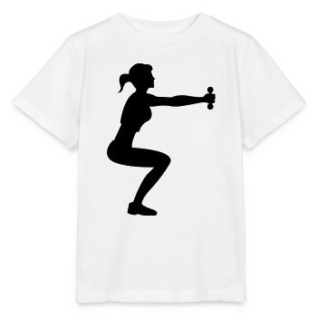 lady fitness - Stanley/Stella Kinder T-Shirt MINI CREATOR  - Weiß - Vorne - Maike (125cm)