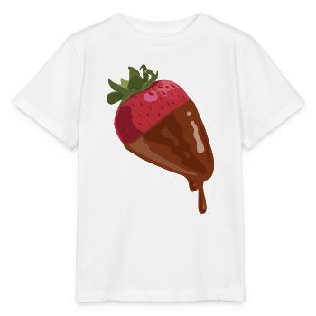 schokolade suessigkeiten candy chocolate118 - Stanley/Stella Kinder T-Shirt MINI CREATOR  - Weiß - Vorne - Maike (125cm)