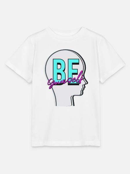 Be yourself - Stanley/Stella Kinder T-Shirt MINI CREATOR - Weiß
