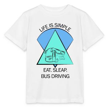 Bus Bus Driver School Bus Bus Bus Bus Driver - Stanley/Stella MINI CREATOR Kids’ T-Shirt - white - Front - Maike (125cm)