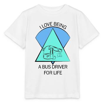 Bus Bus Driver School Bus Bus Bus Bus Driver - Stanley/Stella MINI CREATOR Kids’ T-Shirt - white - Front - Maike (125cm)