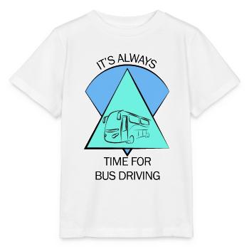 Bus Bus Driver School Bus Bus Bus Bus Driver - Stanley/Stella MINI CREATOR Kids’ T-Shirt - white - Front - Maike (125cm)
