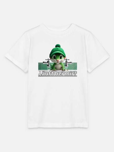 Grünes Tier - Stanley/Stella Kinder T-Shirt MINI CREATOR - Weiß