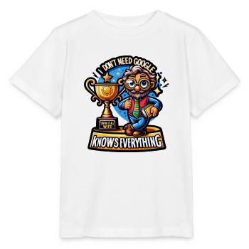 I dont need google - Stanley/Stella Kinder T-Shirt MINI CREATOR  - Weiß - Vorne - Maike (125cm)