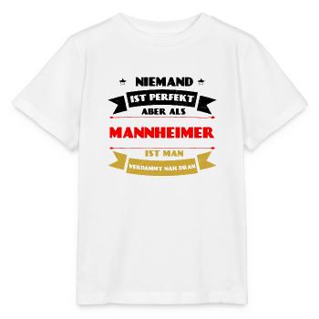 Parfait Mannheim - Mannheim Allemagne Pfalz - T-shirt bio MINI CREATOR Stanley/Stella Enfant - blanc - Devant - Maike (125cm)